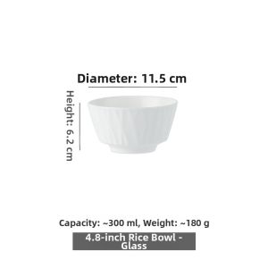 WANJIALI | Elegant Home Multifunctional Ceramic Bowl Set