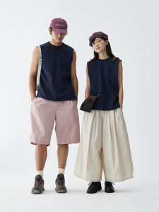 เสื้อกั๊กทรงหลวมสำหรับกลางแจ้ง แห้งเร็ว คอตั้ง ผ้าโพลีเอสเตอร์ สำหรับผู้ชายและผู้หญิง เสื้อคลุมกันหนาวแบบลำลอง