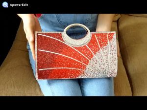 Dompet Pesta Tas Pesta Kondangan Import Clutches Gagang Kristal 2851061