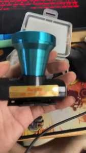 Đèn pin đội đầu mini nhỏ gọn chiếu xa đèn đội đầu hợp kim nhôm pin 18650 tích hợp sạc type C AT 501