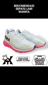 SEPATU RUNNING HOKA HOKA ONE CARBON X2 - SEPATU GYM- SEPATU OLAHRAGA KARBON PUTIH WANITA PRIA DEWASA