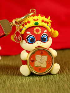 จี้กุญแจโชคลาภสัตว์ปีเกิดใหม่ปีใหม่จี้กุญแจสัมฤทธิ์ผลของขวัญวัฒนธรรมจีนสุดสร้างสรรค์สัมผัสกับวัฒนธรรมจีน