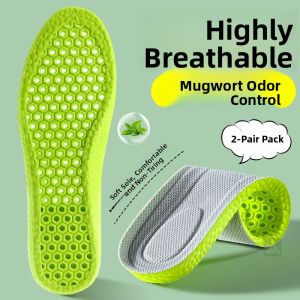 ZHIHAOEN | Thickened Sports Shoe Insoles For Nike Sweat Absorbent Anti-Odor Breathable Women Comfortable Men Pain Relief Shock Absorption