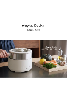 Olayks 2.5L Electric Multifunction Detachable Cooker Stainless Steel With Steamer Smart Rice Cooker Hotpot Cooker Stir Fry 分体式电煮锅 迷你锅 宿舍锅 煎炒锅 电饭锅