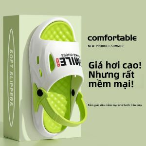 MONLEYTA | Dép đi biển mùa hè cho nam EVA chống mùi trượt đế dày tăng chiều cao đi xe hơi thể thao ngoài trời