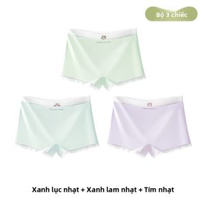 Quần lót bé gái MiiOW làm bằng vải cotton thoáng khí thấm hút thoải mái