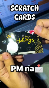 Christmas Scratch Cards | Holiday Scratch-Off | Gift Reveal Card