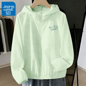 Jeanswest | Áo Khoác Chống UV Mùa Hè Màu Xanh Nhạt