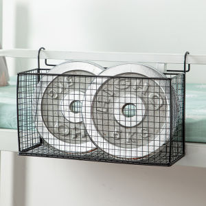 CNMF Student Dormitory Bedside Hanging Storage Rack with Hook Creative Home Large-capacity Decorative Toy Sundry Basket Free Punching Hook Balcony Ventilation Clothes Basket