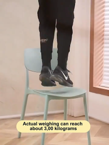 Aihome MALL Plastic chair PP material Dining chairs Small apartment modern style Home chair Living room chair Dining chair Furniture Coffee chair