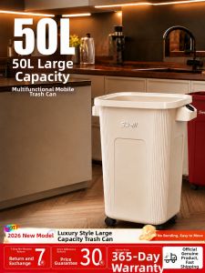 SIVASS | Large Capacity Wheeled Mobile Garbage Bin