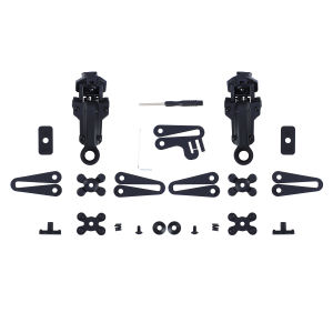 อะแดปเตอร์ยึดยุทธวิธีสําหรับหูฟังลดเสียงรบกวน COMTAC II III สําหรับถ่ายภาพวัสดุคาร์บอนไฟเบอร์