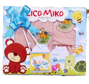 Anju1234 Kado Baju Bayi Baru Lahir Bonus Kartu Ucapan dan Pita Cantik Baju Celana pendek Bayi Baru Lahir