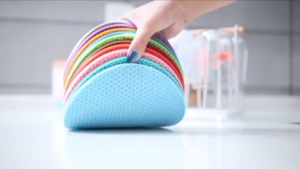 Silicone Mat Tatakan Silikon Bulat Panci tahan panas Tatakan Panci Silicone tahan panas bentuk bulat