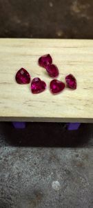 Ruby Heart Shape