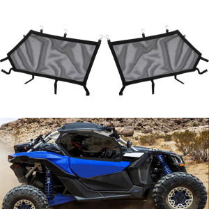 X3 Window Net Left & Right Upper Door Window Screen for Can Am Maverick X3 and X3 Max Front Window 2017-2024