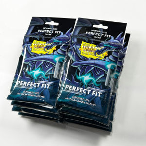 Takara Tomy | 10 Packs Perfect Fits Dragon Shield Transparent Inner Sleeves Japanese Small Size 100ct Card Protectors