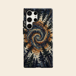 BILIBILI | Forest Starry Vortex Luxury Fashion Full Lens Protective Case for Samsung Galaxy S26 S25 S24 A56 A36 Plus Ultra