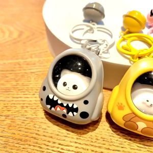 พวงกุญแจไฟกลางคืน รูปการ์ตูนหมีน่ารัก เรืองแสง สําหรับกระเป๋านักเรียน