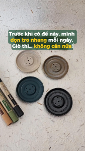 Đế Hứng Nhang Thảo Mộc Yên Bằng Gốm Tối Giản Phong Cách Thiền Nhật Đựng Tàn Nhang