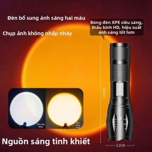 SMILING SHARK | Đèn LED RGB Chuyên Nghiệp Dụng Cụ Chụp Ảnh Điện Thoại