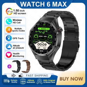 2026 New Watch 6 Max Smart Watch Men GPS Altitude Air Pressure Heart Rate Health Monitoring Bluetooth Call Business Smartwatch