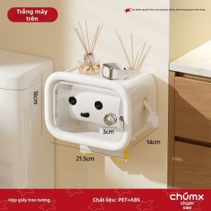 CHUMX | Tổ Chức Phòng Tắm Cho Khăn Mặt Và Cuộn Giấy Tissues Treo Tường