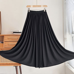 Womens Cheongsam Half-length Skirt High Waist A-line Polyester Fiber Anti-penetration Large Swaying Inner Skirt for Hanfu