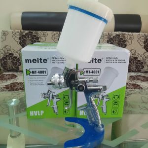 Súng phun sơn thiết bị phun sơn dùng hơi Meite MT-4001 đầu phun 1.4mm chuyên bóng pu xe máy ô tô hàng rẻ gía tốt béc phun 12 lỗ