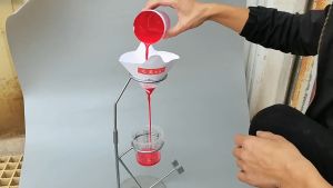 200PCS/SET Tapered Nylon Micron Paper Paint Strainer Disposable Decontamination Funnel