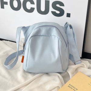 Lightweight Nylon Canvas Crossbody Bag Womens Stylish Shell Bag Casual Single Shoulder Sling Bag Trendy 2026 New Model