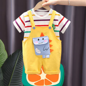 0-5 years baju budak lelaki childrens clothing Baby Boys clothes sets Straps Girls Child clothes Casual