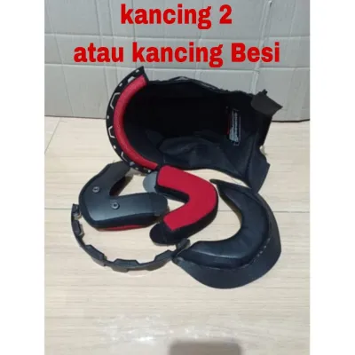busa helm nhk r6 fullset kancing 3 / kancing plastik / kancing besi / kancing 2