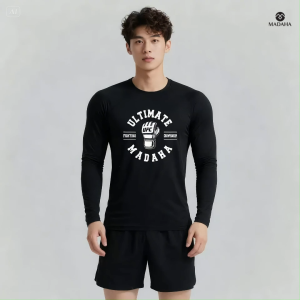 Madaha Kaos Baju Lengan Panjang Dry fit Jersey Olahraga UFC ultimate fighting championship