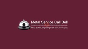 Stainless Steel Service Bell Call Bell Service Ring Kitchen Hotel Bell Restaurant Bar Bell ( silver/yellow )