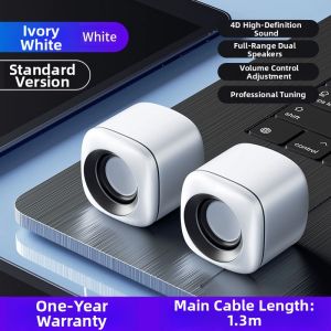 Mini Desktop Computer Speaker Laptop Subwoofer Small Sound Box Y2025 Eurobird New Model 2025 Plastic Body Audio Interface