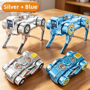 QIMINGXING | Transformable Walking Robot Dog Fidget Spinner Educational Toy