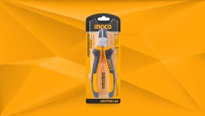 Kìm Cắt INGCO 6 Inch (160mm) HDCP08168 Lưỡi Cắt Sắc Bén Chống Gỉ Tay Cầm Hai Màu Chống Trượt