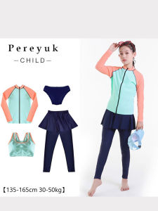 Bộ Đồ Bơi Trẻ Em Chống Nắng Nhanh Khô Dài Tay Quần Áo Bơi Lội Cho Bé Gái Trung Học Cơ Sở Và Trung Học Phổ Thông