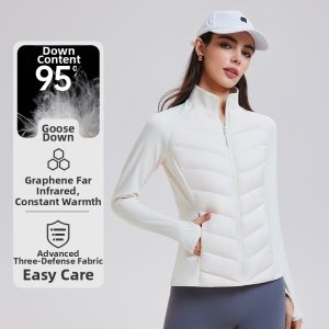 COSLEAF | Slim Goose Down Quilted Womens Winter Coat