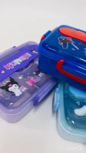 iSchoolDy Kids 304 Stainless Steel Lunch Box Kuromi Melody Cinnamoroll Spiderman Cartoon Bekas Makan