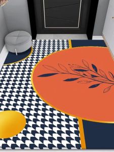 พรมพื้นสไตล์เรียบง่ายแบบคริสตัลฟูร์รูด้านนอกประตูทางเข้าพื้นทางเดินพื้นห้องนั่งเล่นโต๊ะกาแฟพื้นห้องนอนพรมนอน