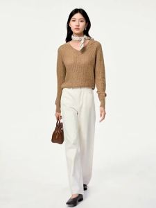 DESIGNICE | High Waist Leisure Wide Leg Jeans