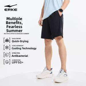 Erke | Quick-Drying Running Shorts Mens Breathable Pockets Zipper