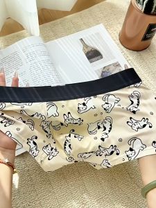SINRANSINYA丨Mens underwear - Boys underwear cartoon printed cotton boxers breathable skin cute student boy boxers head