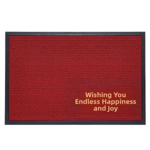 Dajiang (大江) | New Chinese Style Door Mat Red Rubber Back