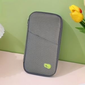 Travel Passport Holder Multi-Functional Wallet-Style Travel Document Holder Mens Womens Style Passport Wallet Organizer Bag