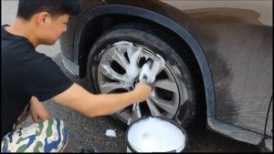 FinDee แปรงขัดล้อรถ แปรงทำความสะอาดล้อรถยนต์ แปรงขัดห้องน้ำ แปรงขัดส้วม car tire floor brush