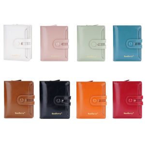 Women Wallet PU Leather Credit Card Holder Slim Bifold Wallets