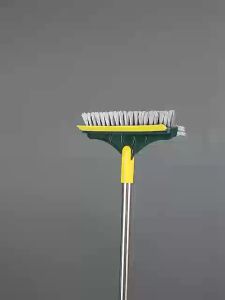 อัพเกรด 3 in 1 แปรงขัด แปรงถูห้องน้ำ แปรงถูพื้น แปรงล้างพื้น มีที่กวาดน้ำ 180° ทำให้ความสะอาดแบบรอยแยก